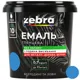 Емаль акрилова Zebra, 0,7 кг, блакитна, фото 1 Емаль акрилова Zebra, 0,7 кг, блакитна купити недорого в Україні, фото 1