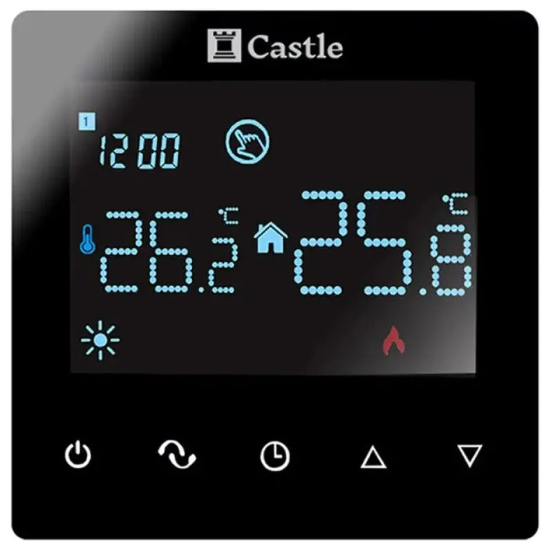 Терморегулятор для теплого пола Castle AC606H-В, 55015871 купить недорого в Украине, фото 1