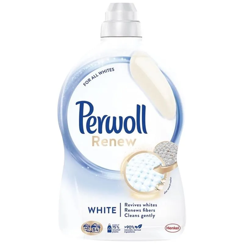 Гель для прання Perwoll Renew White для білих речей, 2,97 л, 2894248 купити недорого в Україні, фото 1