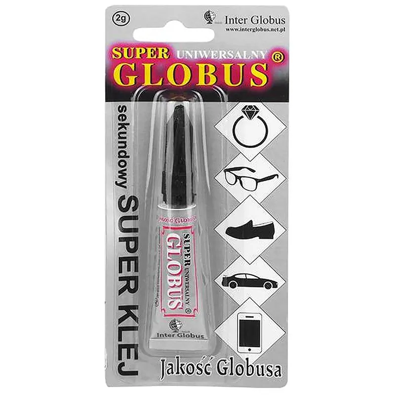 Супер-клей Globus Super універсальний, 2 г купити недорого в Україні, фото 1