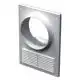 Решітка Vents МВ 100 КВс, 250х180 мм, біла, фото 1 Решітка Vents МВ 100 КВс, 250х180 мм, біла купити недорого в Україні, фото 1