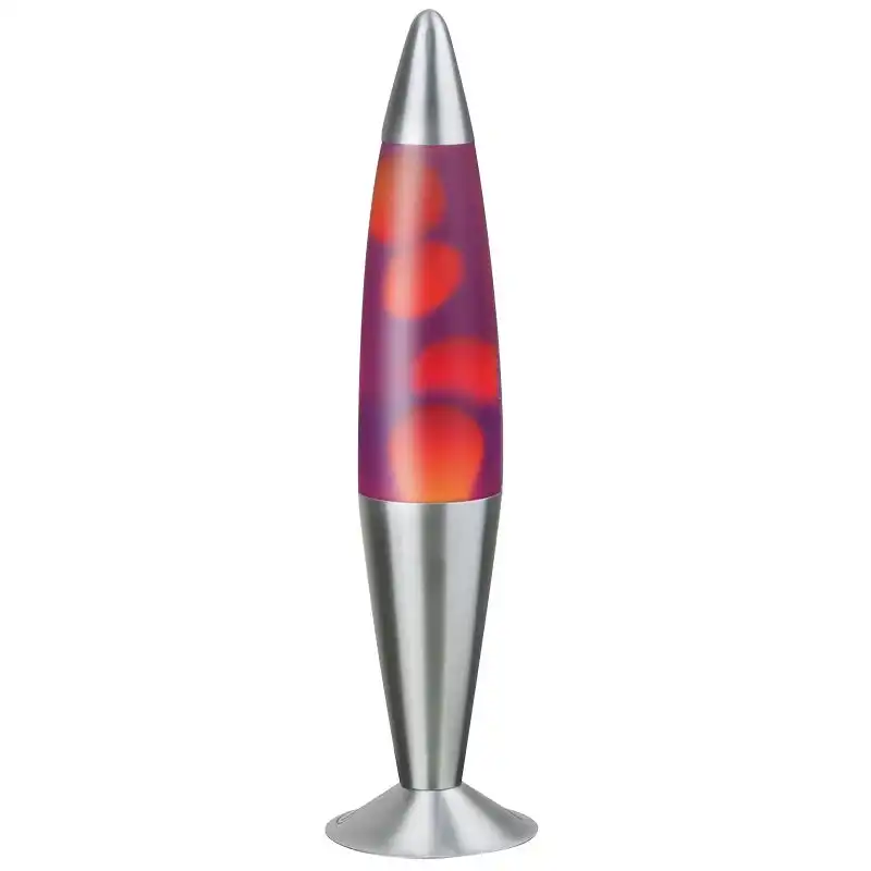 Светильник настольный Rabalux Lollipop 2, 25 Вт, IP20, хром с фиолетовой жидкостью, 4106 купить недорого в Украине, фото 1