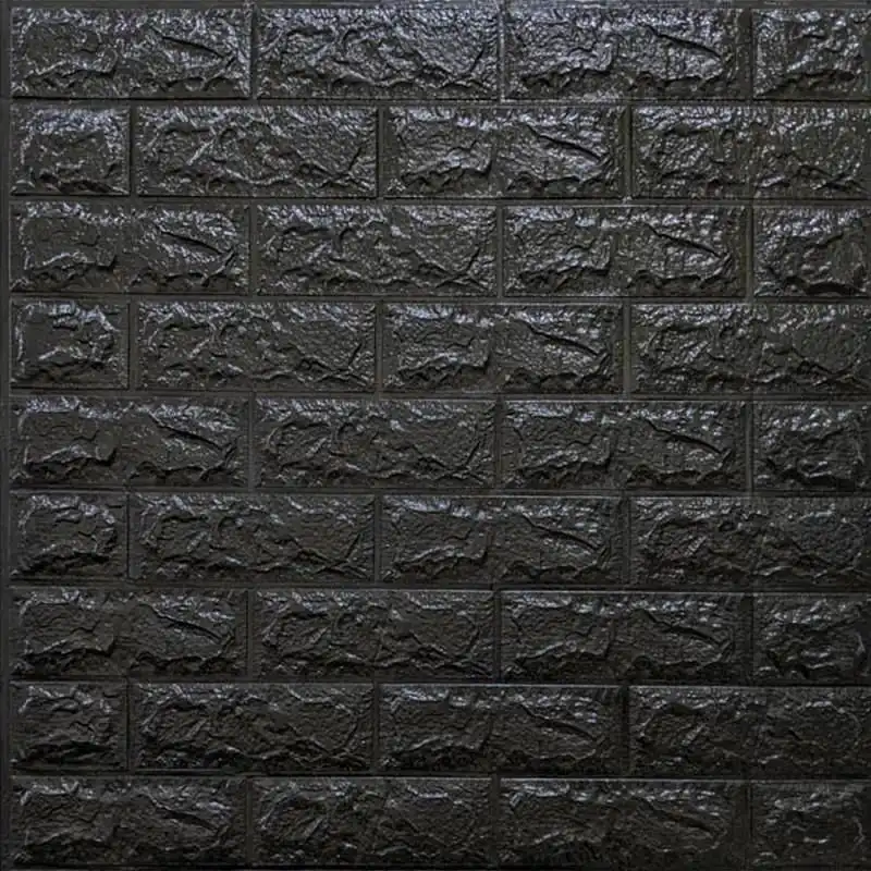 3D-панель стінова Sticker Wall, 700х770х7 мм, чорна, HP-BG-19 купити недорого в Україні, фото 1