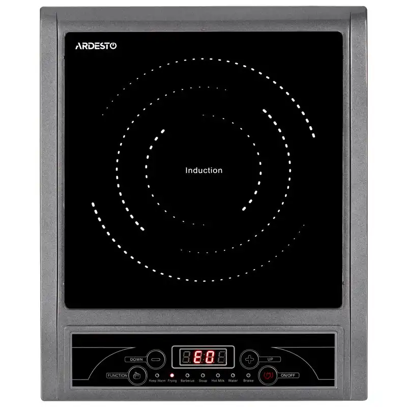 Плита индукционная одинарная с таймером Ardesto ICS-B100, 2,0 кВт, чёрный купить недорого в Украине, фото 1