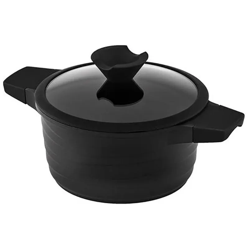 Каструля з кришкою Lessner Black Pro New, 24 см, 4,7 л, 55872-24, фото 1 Каструля з кришкою Lessner Black Pro New, 24 см, 4,7 л, 55872-24 купити недорого в Україні, фото 1