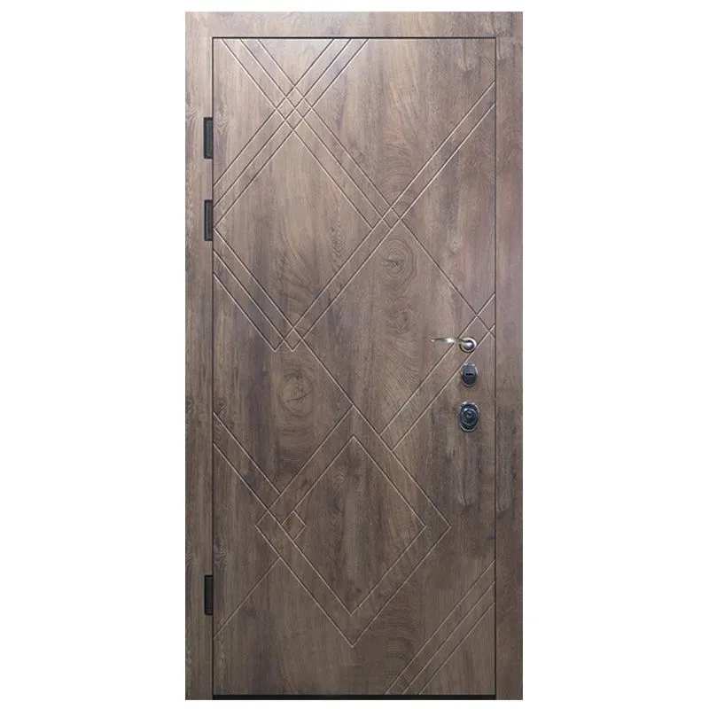 Дверь металлическая Статус Оптима Плюс FS-1024, 860x2050 мм, дуб кантри, левая купить недорого в Украине, фото 71242