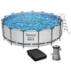 Басейн каркасний Bestway Steel Pro Max, 457x122 см, 56438, фото 1 Басейн каркасний Bestway Steel Pro Max, 457x122 см, 56438 купити недорого в Україні, фото 1