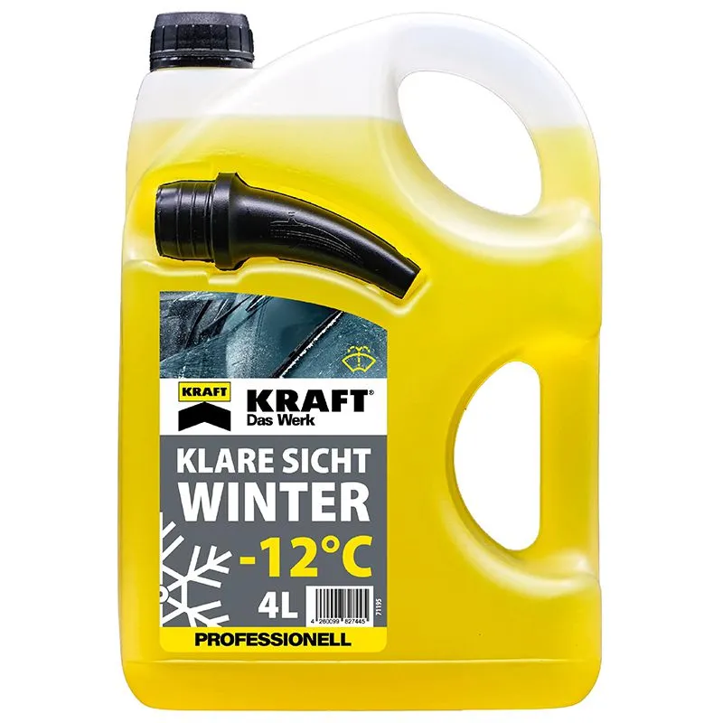 Омивач скла зимовий Kraft, -12°С, 4 л, KF139 купити недорого в Україні, фото 1