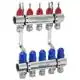 Коллектор в сборе Gross, 1"x3/4", 4 контура, никель, 8504, фото 1 Коллектор в сборе Gross, 1"x3/4", 4 контура, никель, 8504 купить недорого в Украине, фото 1