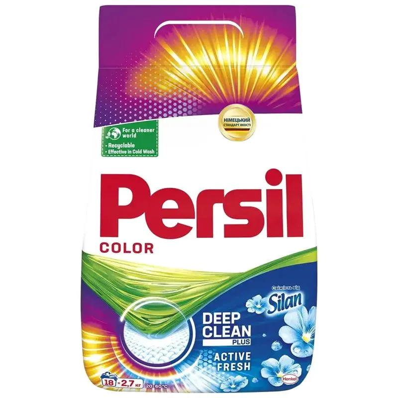 Порошок стиральный Persil Color Свежесть от Силана, 2,7 кг купить недорого в Украине, фото 1