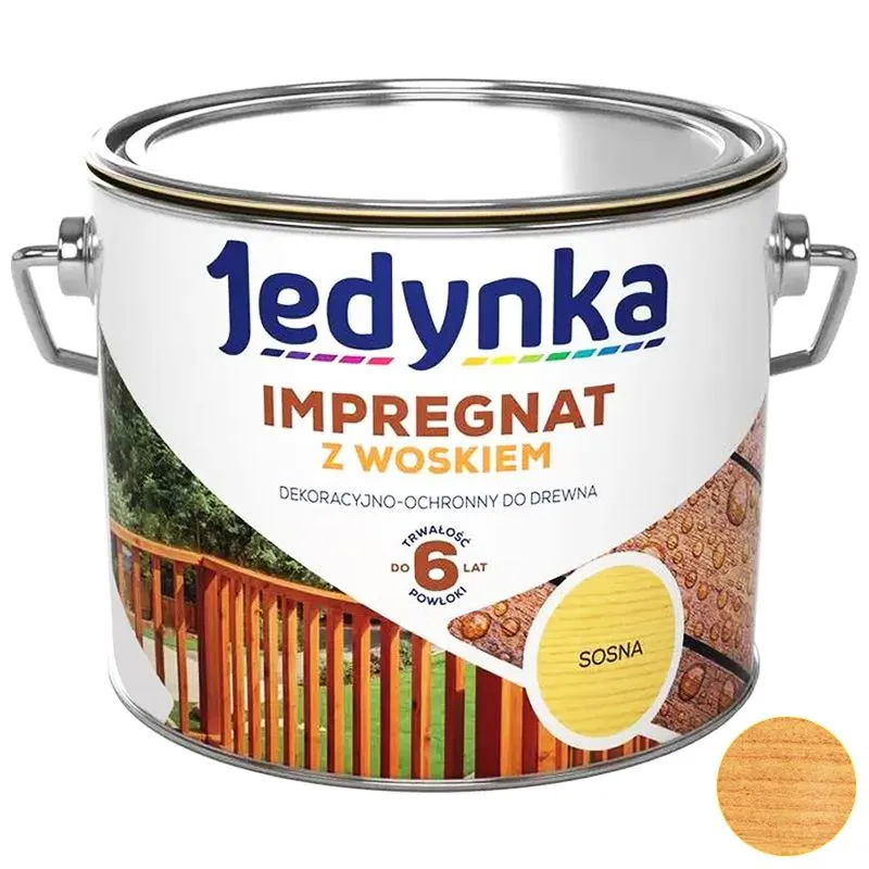 Антисептик Jedynka impregnat, 2,7 л, сосна купити недорого в Україні, фото 1