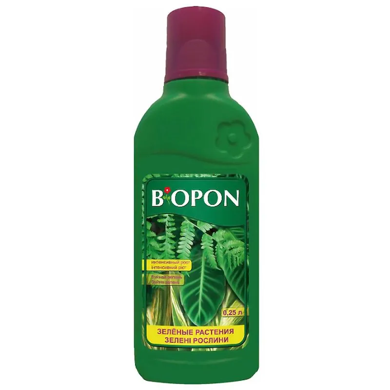Добриво для зелених рослин Biopon, 250 мл купити недорого в Україні, фото 1