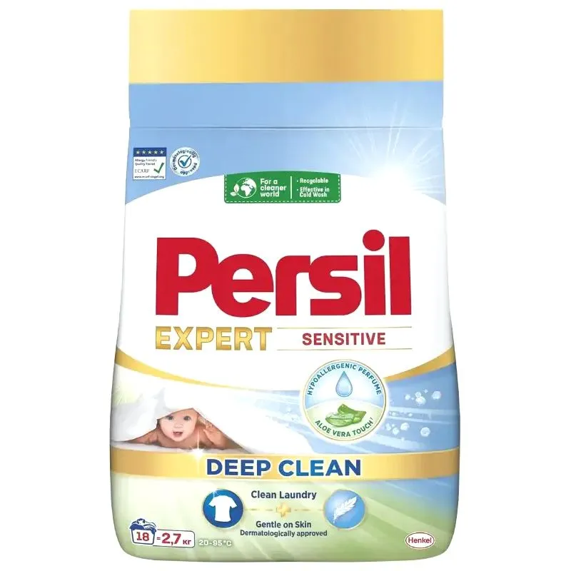 Пральний порошок Persil Sensitive, 2,7 кг купити недорого в Україні, фото 1