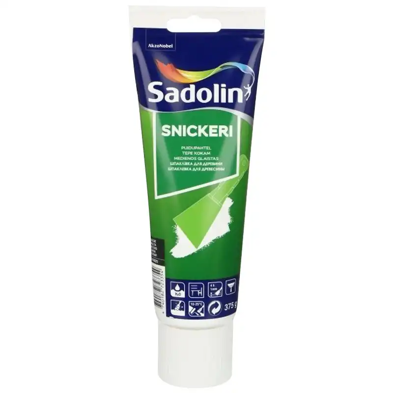 Шпаклівка для дерева акрилова Sadolin Snickeri, 375 г купити недорого в Україні, фото 1