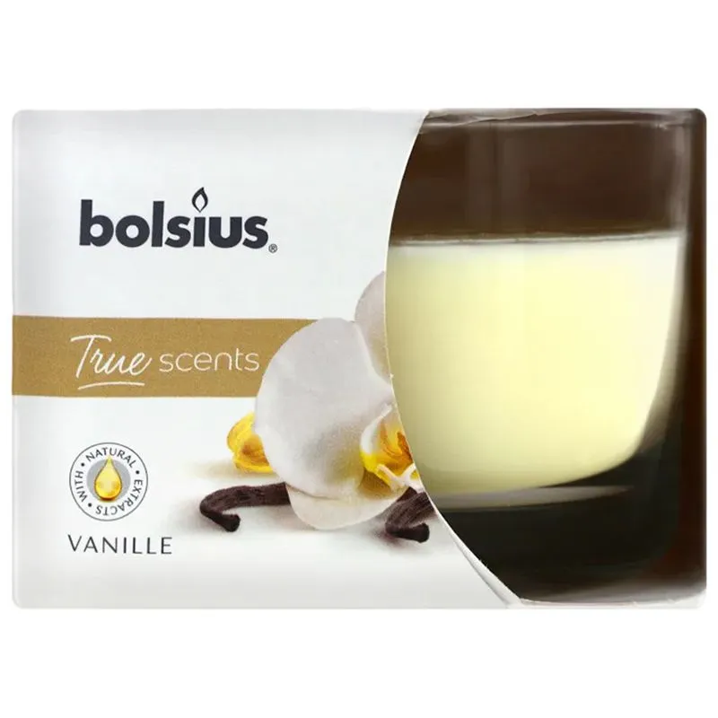 Свічка Bolsius Ваніль, 6,3х9 см, 170475 купити недорого в Україні, фото 1