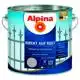 Емаль алкідна антикорозійна 3 в 1 Alpina Direkt auf Rost, 2,5 л, глянцевий сірий, фото 1 Емаль алкідна антикорозійна 3 в 1 Alpina Direkt auf Rost, 2,5 л, глянцевий сірий купити недорого в Україні, фото 1