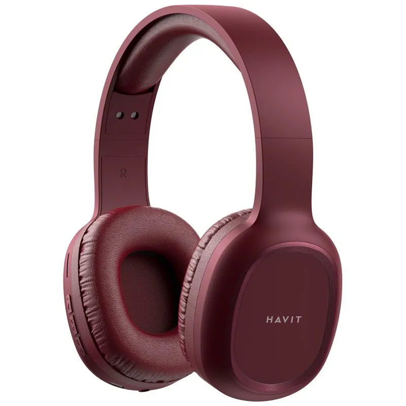 Навушники бездротові Havit HV-H2590BT Pro, червоний купити недорого в Україні, фото 1