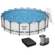 Бассейн каркасный Bestway Steel Pro MAX, 549х132 см, 561FJ, фото 1 Бассейн каркасный Bestway Steel Pro MAX, 549х132 см, 561FJ купить недорого в Украине, фото 1