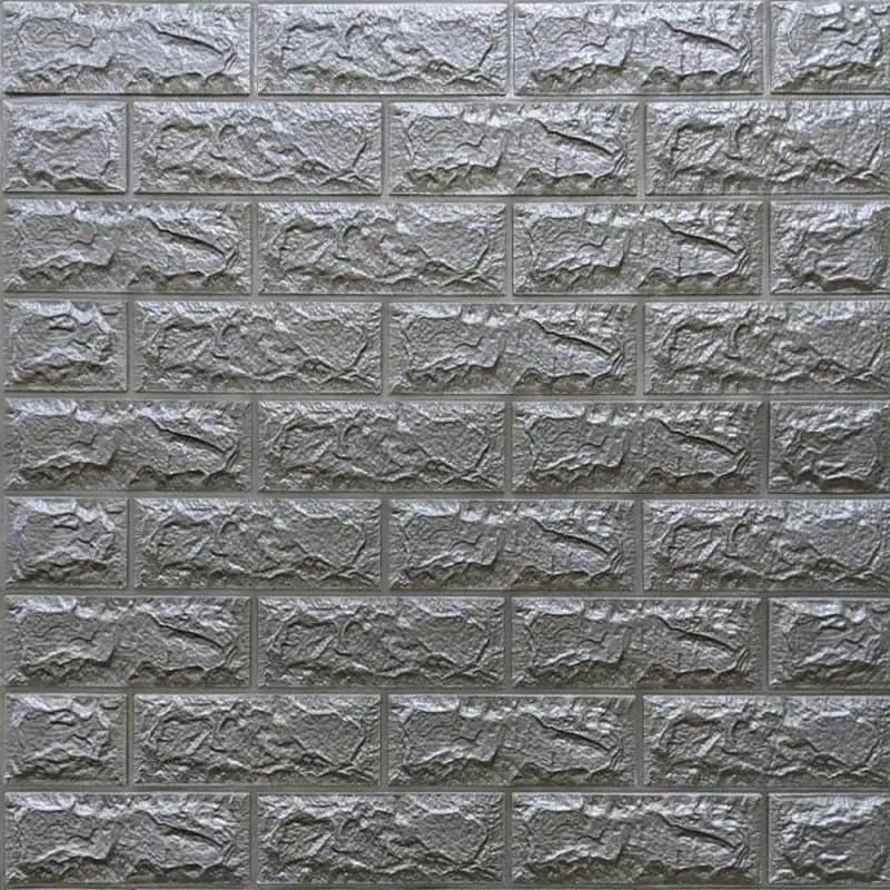 3D-панель стінова Sticker Wall, 700х770х7 мм, сіра, HP-BG-17 купити недорого в Україні, фото 1