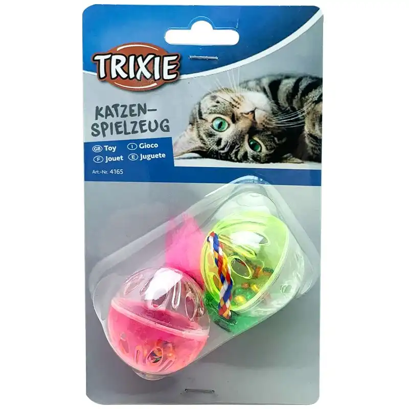 Игрушка для котов Trixie Мячик пластиковый, 2 шт, 4 см, 4165 купить недорого в Украине, фото 1