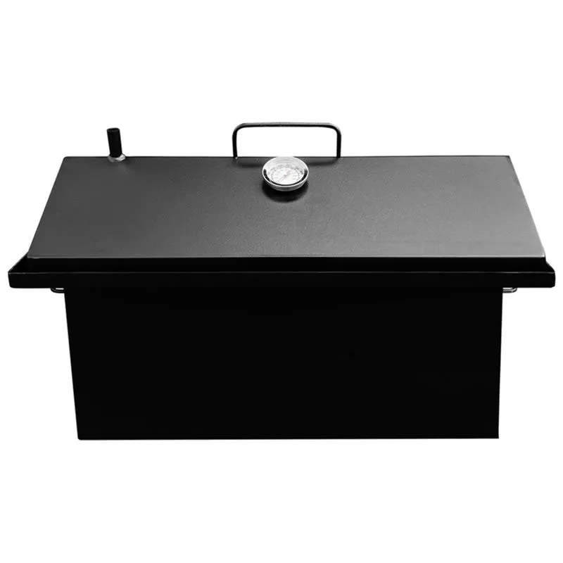 Коптильня з гідрозатвором і термометром Metalzavod, 39 л, KOP-STL2-39L-T купити недорого в Україні, фото 1