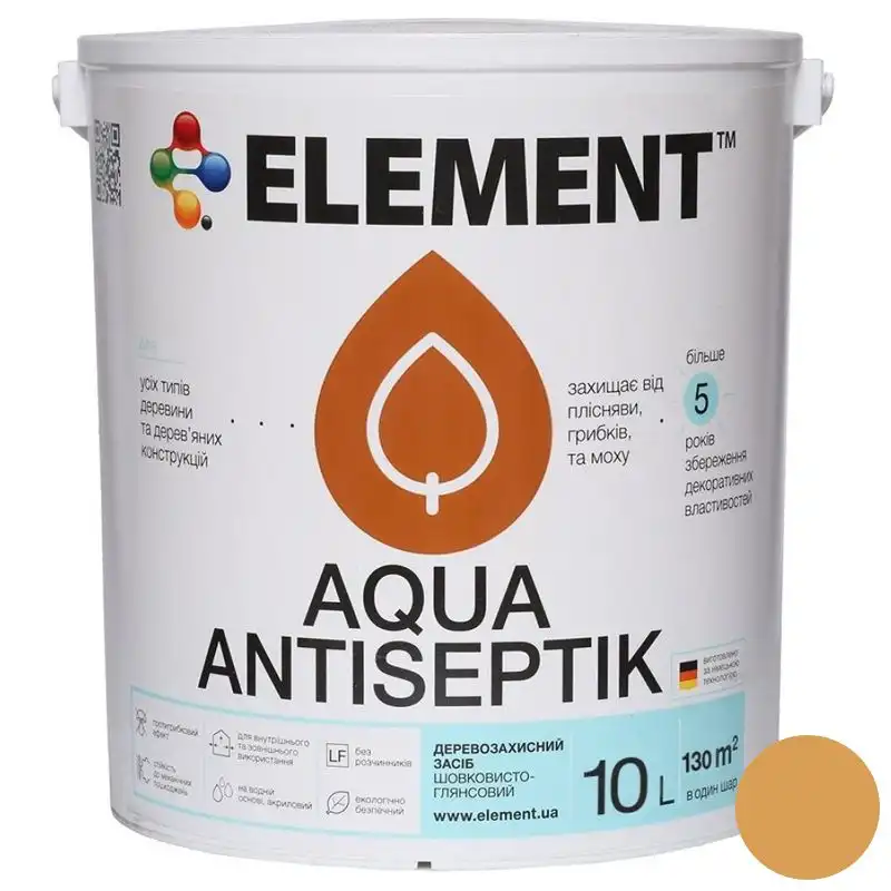 Антисептик Element Aqua, 10 л, тик купить недорого в Украине, фото 1
