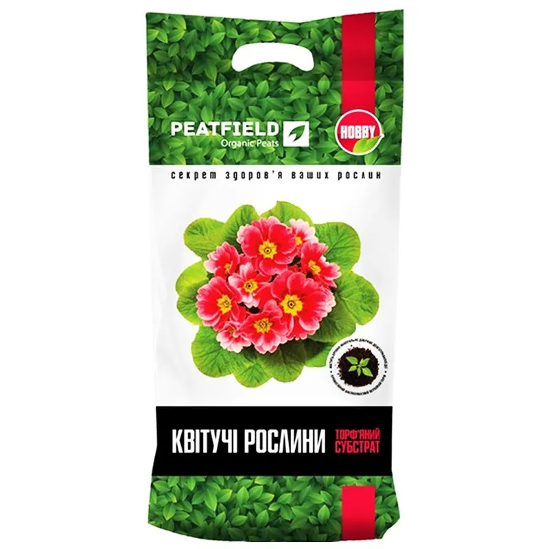 Субстрат торфяной Peatfield для цветущих растений, 10 л купить недорого в Украине, фото 1
