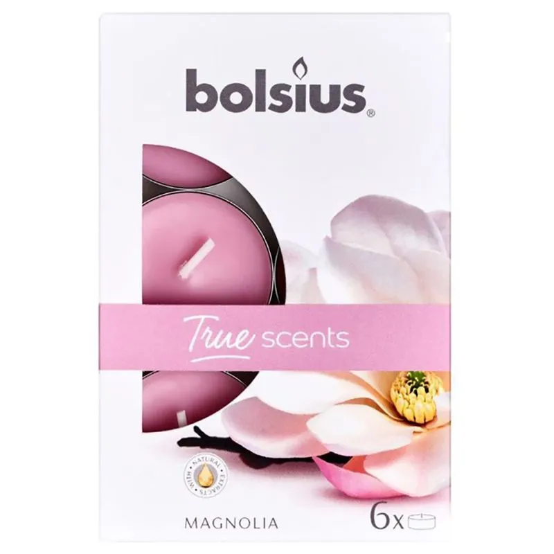 Свічка Bolsius Магнолія, 6 шт, 941504 купити недорого в Україні, фото 1