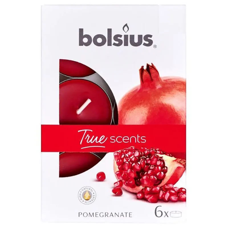 Свічка Bolsius Гранат, 6 шт, 941515 купити недорого в Україні, фото 1