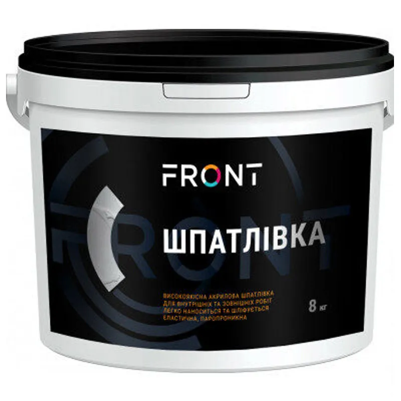 Шпаклевка акриловая Front, 1,5 кг купить недорого в Украине, фото 1