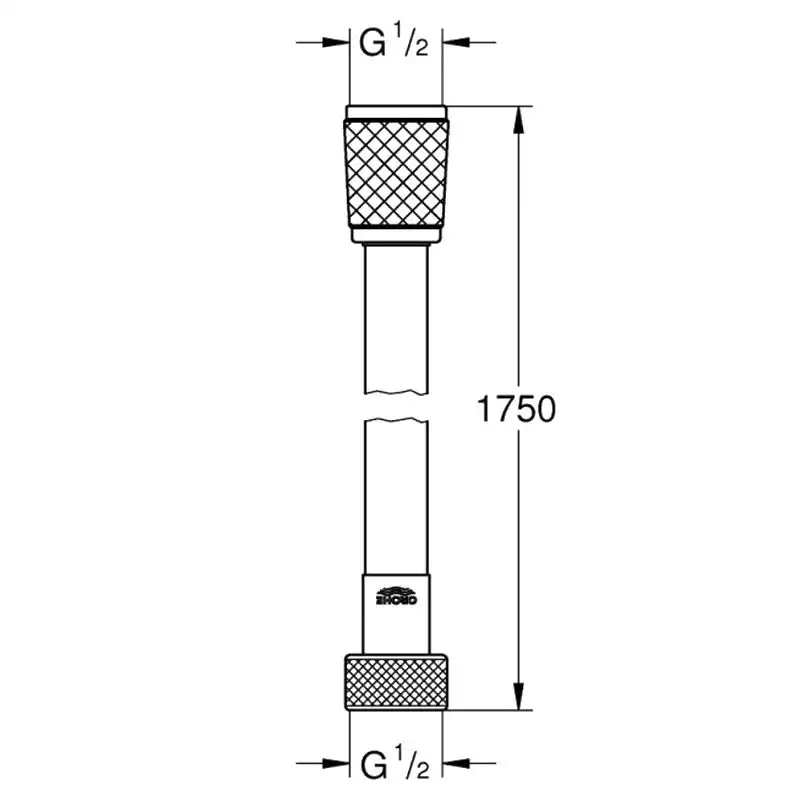 Шланг душовий Grohe VitalioFlex Trend, 175 см, 28742001, фото 224506 Шланг душовий Grohe VitalioFlex Trend, 175 см, 28742001 купити недорого в Україні, фото 224506