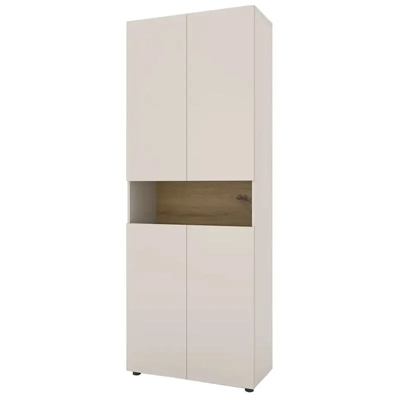 Пенал Metkas Home B002, 800х350х2130 мм, кашемір/дуб артізан, MB002 купити недорого в Україні, фото 1