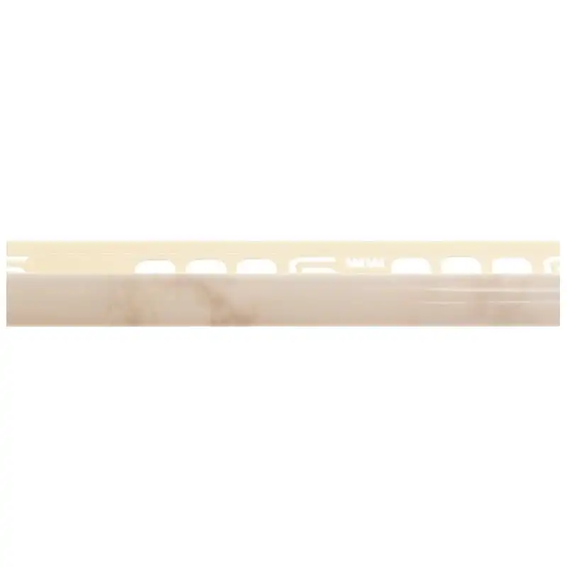 Кутник зовнішній для плитки Salag, 9 мм, 2,5 м, мармур бежевий, 019136 купити недорого в Україні, фото 1
