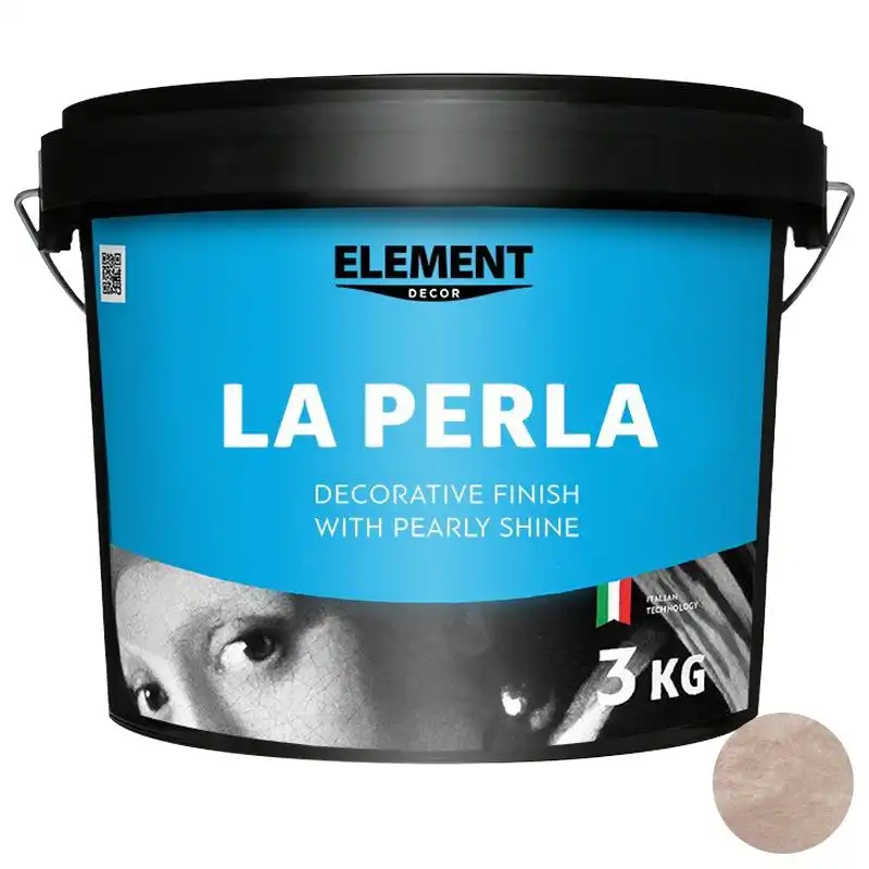 Покриття декоративне Element La Perla, 3 кг, перламутровий купити недорого в Україні, фото 1