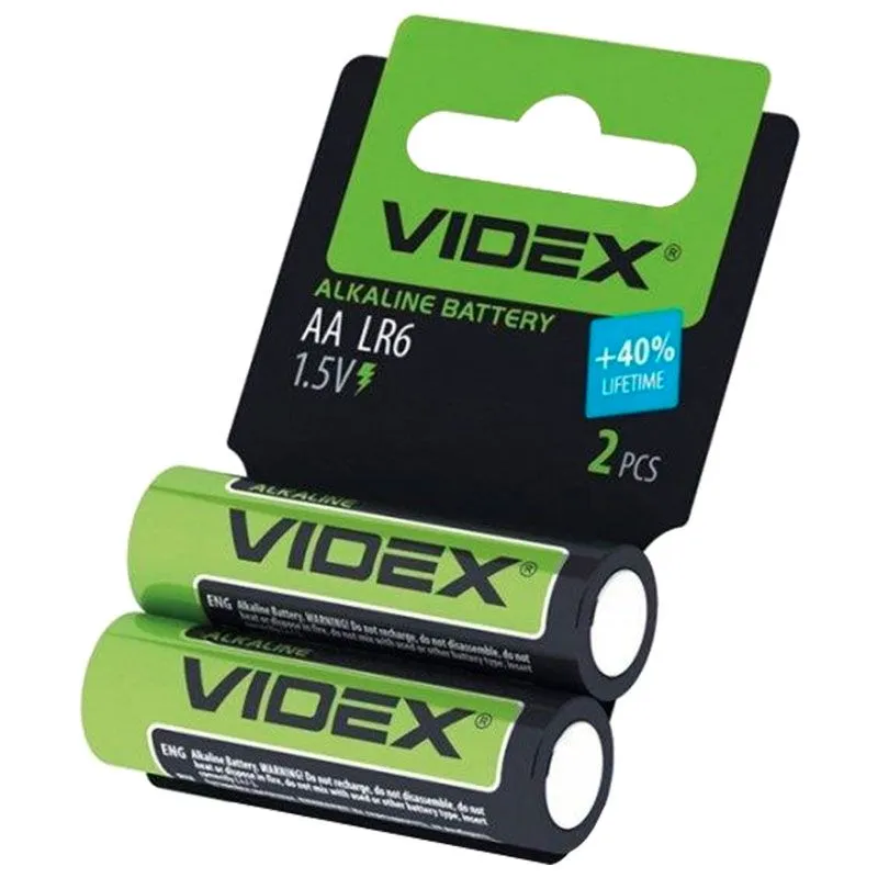 Батарейка лужна Videx, AA/LR6, 25468 купити недорого в Україні, фото 1