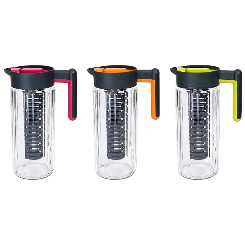 Кувшин с крышкой Herevin Infuser Colours 2024 Mix, 1.43 л, 6989301 купить недорого в Украине, фото 2