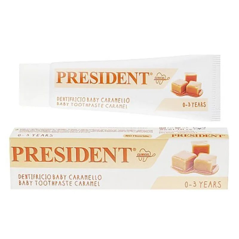 Зубная паста President Baby Caramel 0-3, 30 мл, 1007.4.00.0825.03 купить недорого в Украине, фото 1