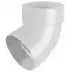 Отвод трубы двухмуфтовый RainWay 67°, 90 мм, белый купить недорого в Украине, фото 1
