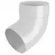 Відвід труби одномуфтовий RainWay 67°, 100 мм, білий купити недорого в Україні, фото 1