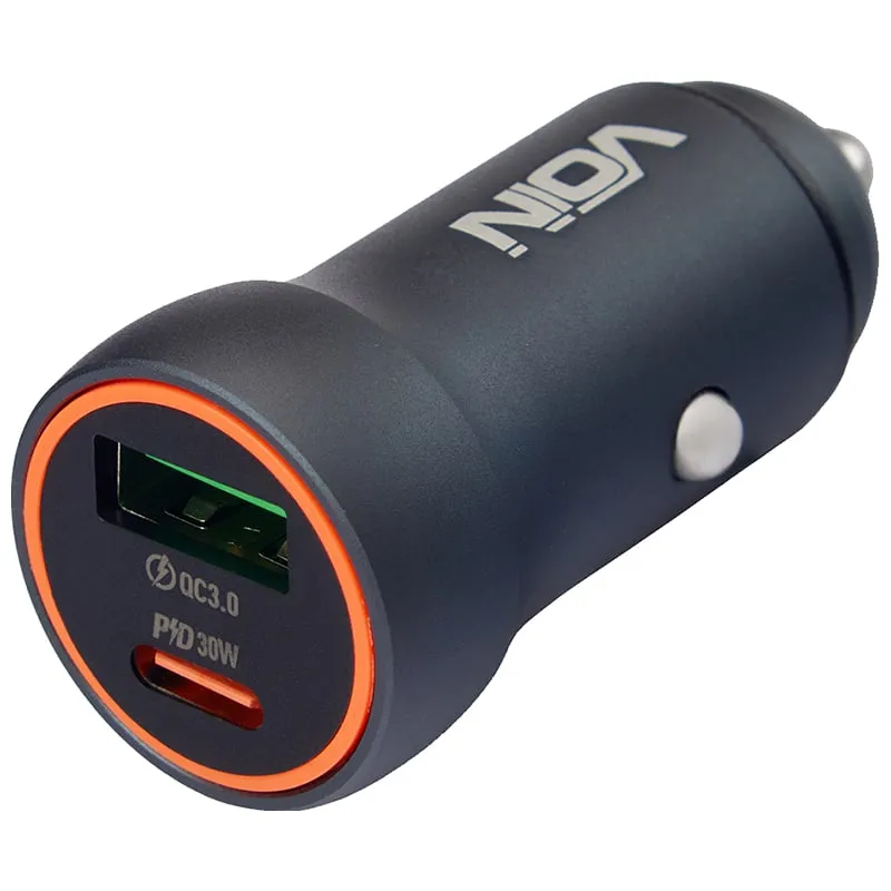 Зарядное устройство Voin C-36212, 30 Вт, 1хUSB QC3.0 18 Вт, 1хPD 30 Вт, 12-24 В, фото 1 Зарядное устройство Voin C-36212, 30 Вт, 1хUSB QC3.0 18 Вт, 1хPD 30 Вт, 12-24 В купить недорого в Украине, фото 1