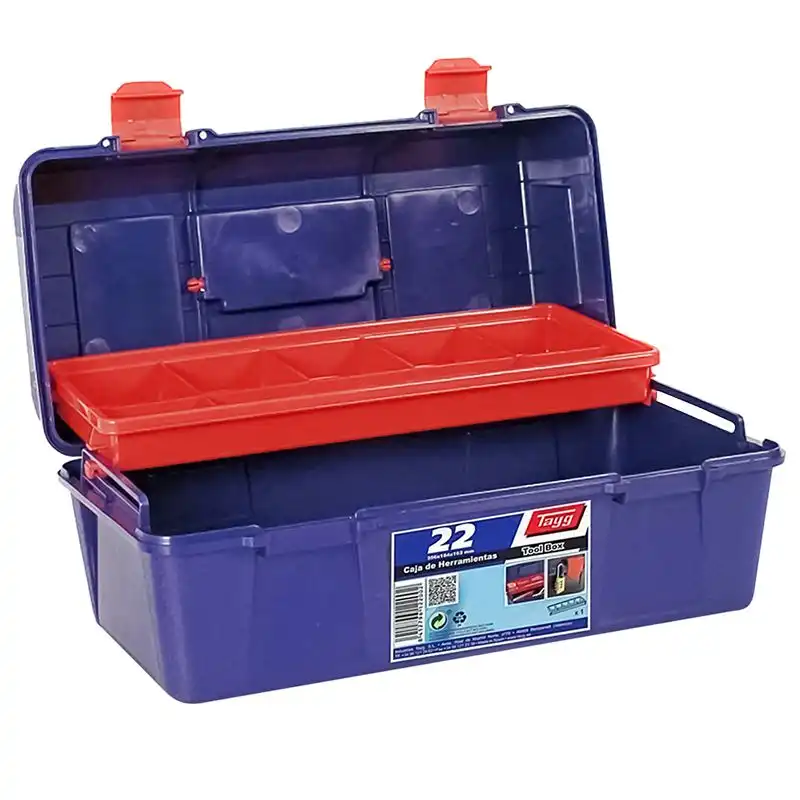 Ящик для інструментів Tayg Box 22 Caja htas, 35,6x18,4x16,3 см, синій, 122002 купити недорого в Україні, фото 1