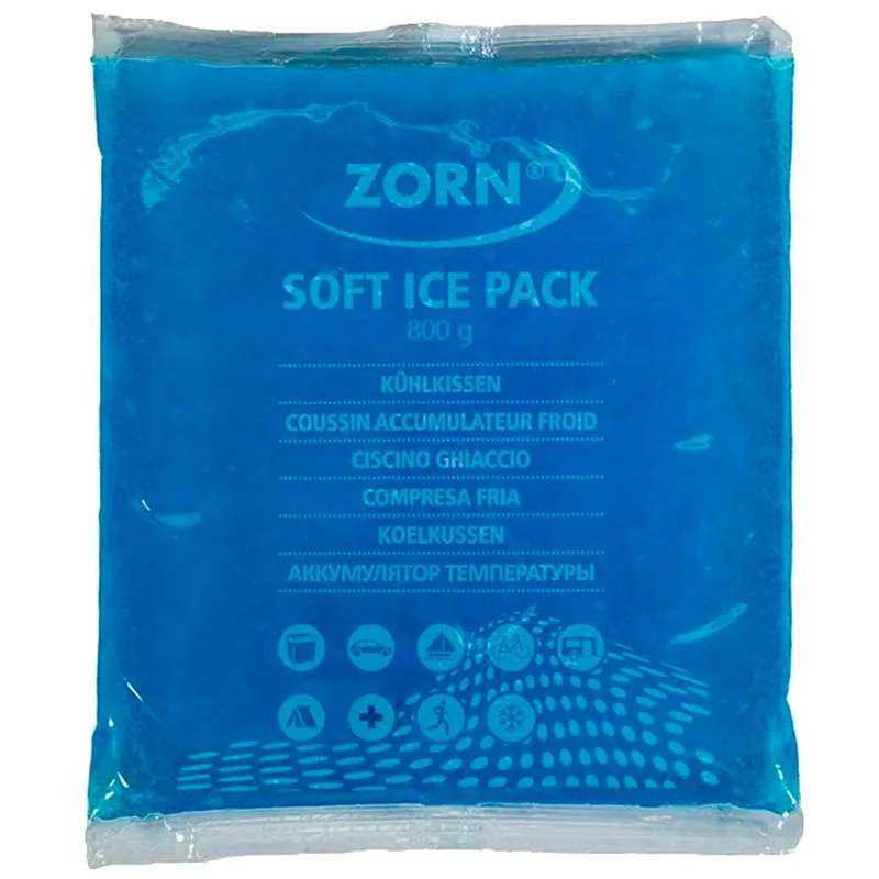 Аккумулятор холода Zorn Soft Ice, 30x19x2 см, 800 г, 790800 купить недорого в Украине, фото 1
