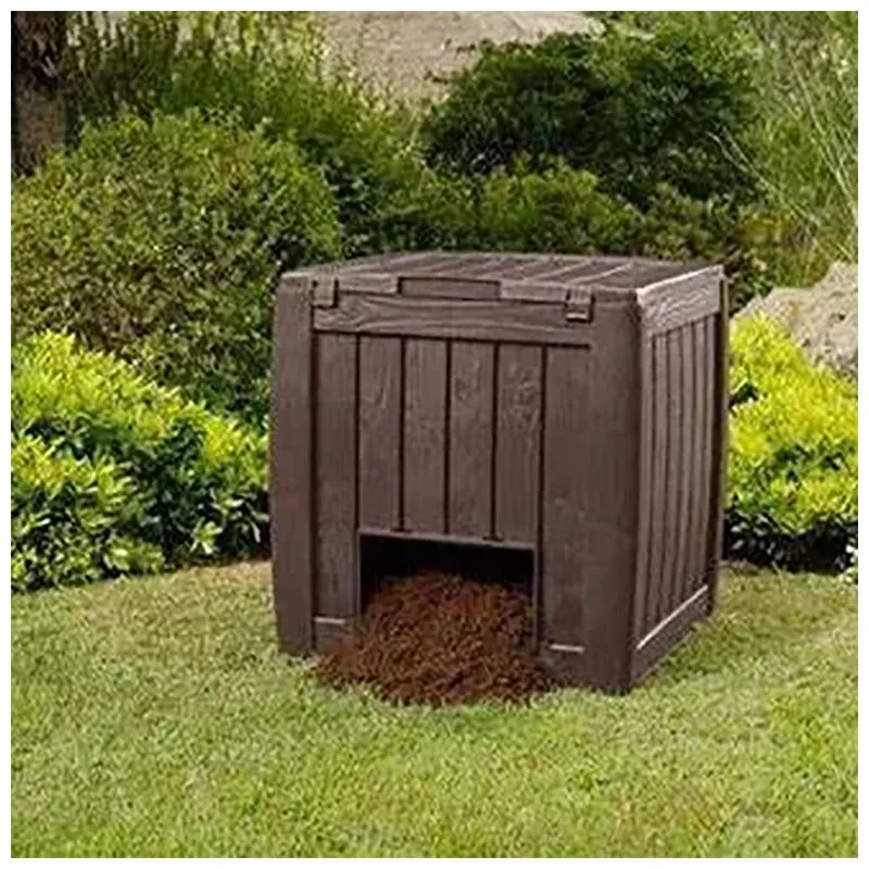 Компостер Keter Deco Composter with base, 340 л, коричневый, 231600 купить недорого в Украине, фото 2