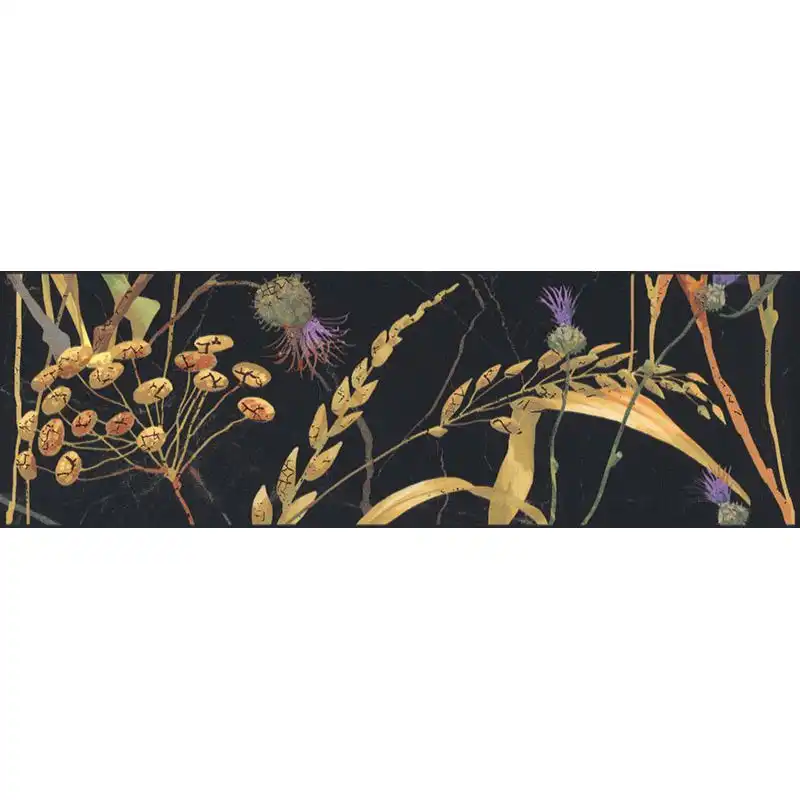 Бордюр Kerama Marazzi Асторія Птахи, 250х80 мм, чорний, SST\A03\12000R, фото 2 Бордюр Kerama Marazzi Асторія Птахи, 250х80 мм, чорний, SST\A03\12000R купити недорого в Україні, фото 2