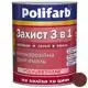 Емаль-захист Polifarb RAL 8012, 3-в-1, 2,7 кг, червоно-коричневий, фото 1 Емаль-захист Polifarb RAL 8012, 3-в-1, 2,7 кг, червоно-коричневий купити недорого в Україні, фото 1