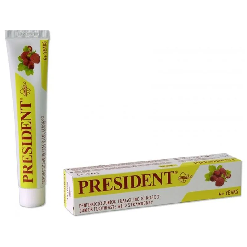 Зубная паста President Junior strawberry 6+, 50 мл купить недорого в Украине, фото 1