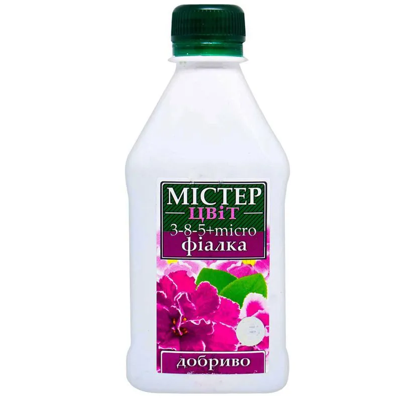 Добриво сенполія Містер цвіт, 300 мл купити недорого в Україні, фото 1