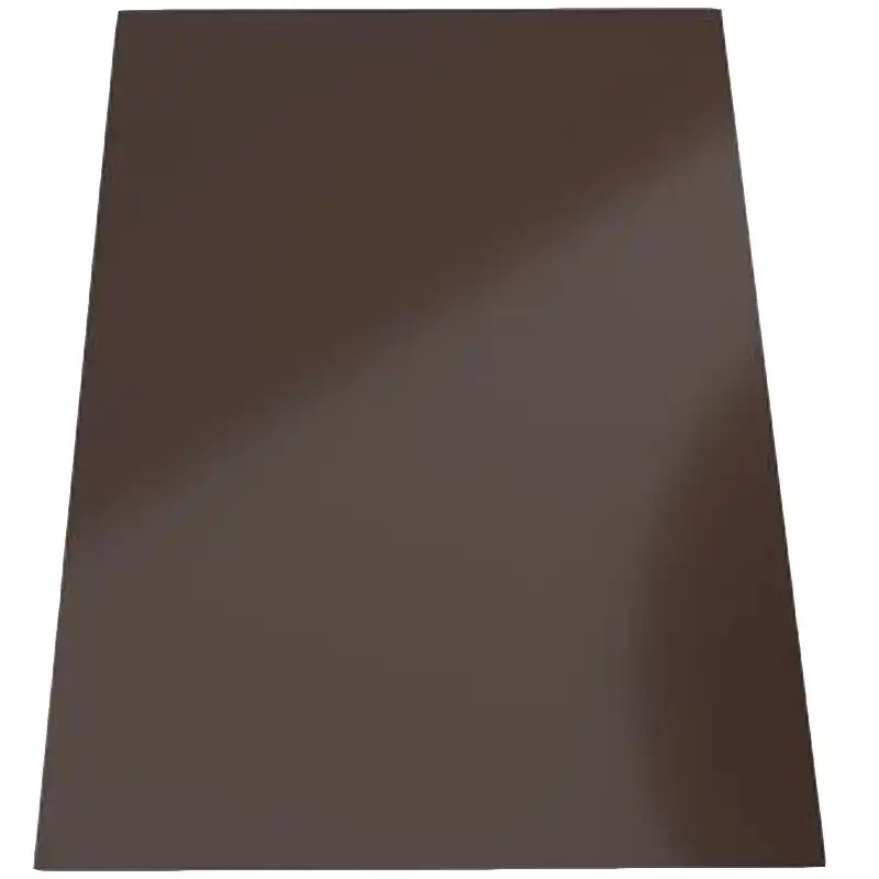 Гладкий лист з глянцевим покриттям RAL 8017, 1250х2000х0,4 мм, коричневий, 17723 купити недорого в Україні, фото 2