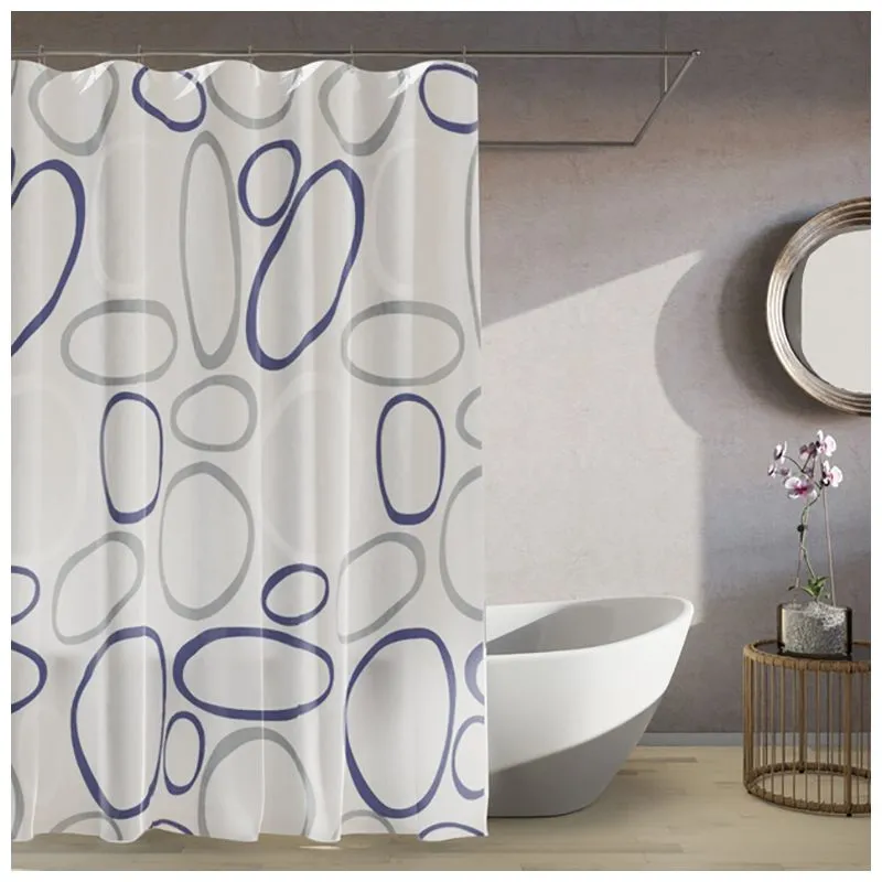 Штора для ванной комнаты Woko Venera, 180х180 см, с кольцами 12 шт, PE7072A купить недорого в Украине, фото 1