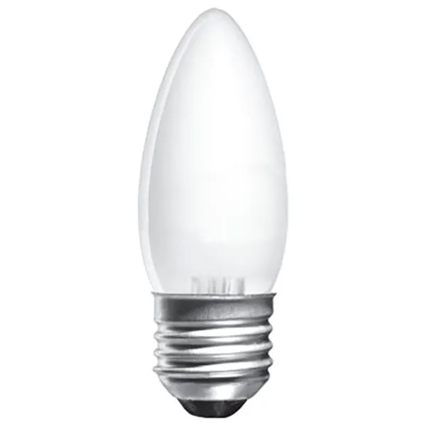 Лампа розжарювання Electrum, свічка, 60 Вт, E27, матовий, A-IC-0386 купити недорого в Україні, фото 1